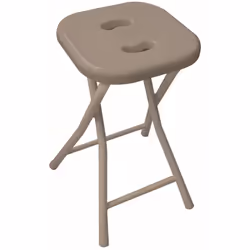 Sgabello Pieghevole La forma, il materiale, il colore devono armonizzarsi con il resto dell'arredo bagno, uno sgabello richiu ...