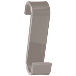 Gedy - Appendiabiti per termoarredo linea Merlino in termoplastica colore Tortora