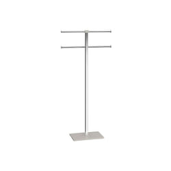 Gedy - Piantana portasciugamani acciaio inox e resine termoplastiche serie Rainbow RA31 Tortora Chiaro