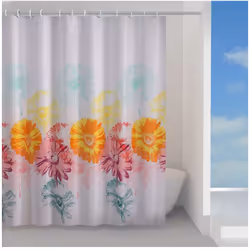 Tenda doccia in tessuto 100% poliestere, con anelli. Acquistalo subito da CFadda e ricevilo comodamente a casa.