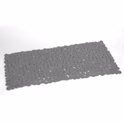 Tappeto antiscivolo vasca River grigio. Realizzato in PVC. Dimensioni: h 0,7 x l 70 x p 35 cm. Peso: 0,625 kg. Anni di garanz ...