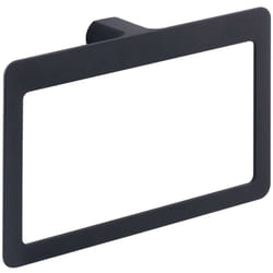 Gedy - Portasalviette Ad Anello Pirenei Nero Matt