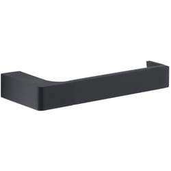 Gedy - Portarotolo da muro in ottone e Cromall PI24 serie pirenei Nero Opaco
