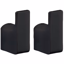 2 appendiabiti da muro PIRENEI 2 Appendiabiti da muro in ottone e Cromall PI27 Gedy serie PIRENEI Nero Opaco Per arredare un ...