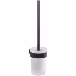 Scopino da muro Pirenei nero matt. Realizzato in ottone/cromall. Dimensioni: h 37 x l 8,4 x p 10,4 cm. Peso: 0,65 kg. Fissabi ...