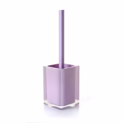 Scopino d'appoggio in resina RAINBOW Scopino WC d'appoggio con ciuffo in setole linea Rainbow Gedy RA33 Lilla Per arredare un ...