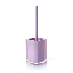 Gedy - Scopino wc d'appoggio con ciuffo in setole linea Rainbow RA33 Lilla