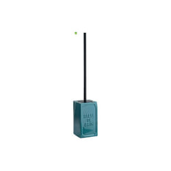 Portascopino da appoggio Gedy serie vivienne blu