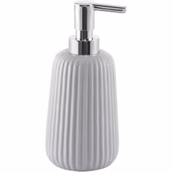 Dosasapone Marika grigio. Realizzato in ceramica. Dimensioni: h 18 x l 8 x p 8 cm. Peso: 0,334 kg. Capacità: 400 ml. Anni di ...