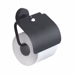 Portarotolo coperto da muro EROS Portarotolo coperto da muro in acciaio inox e Cromall 2325 Gedy serie EROS Nero Matt Per arr ...