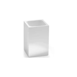 Gedy - Portaspazzolini d'appoggio in resina bianco lucido.