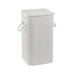 Gedy - Cesto portabiancheria con sacchetto estraibile serie Tatami TA38 Bianco