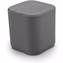 Gettacarte appoggio SEVENTY Gettacarte 8 lt d'appoggio in plastica riciclata 6309 Gedy serie SEVENTY Grigio Per arredare un b ...