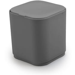Gedy - Gettacarte 8 lt d'appoggio in plastica riciclata 6309 serie seventy Grigio