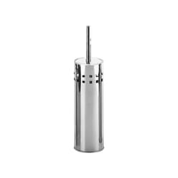 Gedy - Porta scopino wc appoggio in acciaio inox modello oriente dim. cm (lxpxh): ø9,5 x ø9,5 x 37