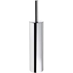 Gedy - Scopino wc d'appoggio con ciuffo in setole in acciaio inox e Cromall ED34 serie edera plus Cromato