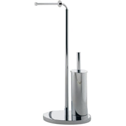 Gedy - Piantana portarotolo e portascopino cromato winny 2832