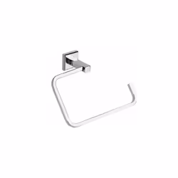 in acciaio inox e cromall, contenitori in vetro satinato Art. 6970 portasalviette ad anello