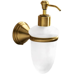 Gedy - Dosasapone a muro linea Romance in acciaio con finiture colore Bronzo