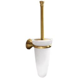 Gedy - Scopino wc con ciuffo in setole da muro in acciaio inox e Cromall 7533-03 serie romance Bronzo