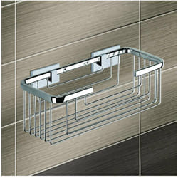 No Brand - 2419 Portasapone bagno doppio filo cromato Blister 000024191300100