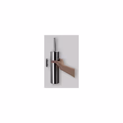Scopino Wc da muro con ciuffo in setole Misure: 7,5x7,8x40 cm - In Blister trasparente