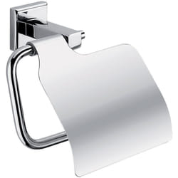 Gedy - Portarotolo coperto da muro in acciaio inox aisi 304 e Cromall 6925 serie colorado Cromato
