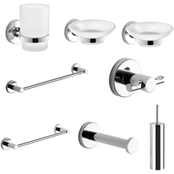 Gedy - Set Accessori Bagno Felce In Ottone