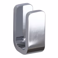 Gancio appendiabiti per bagno in acciaio inox e cromall finitura cromata serie Outline di Gedy Gli accessori con installazion ...