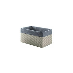 Gedy - Scatola Lavanda Richiudibile Piccola Lavanda Grigio Rafia 12x21x15 Cm