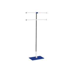 Gedy - Piantana portasciugamani acciaio inox e resine termoplastiche serie Rainbow RA31 Blu Trasparente