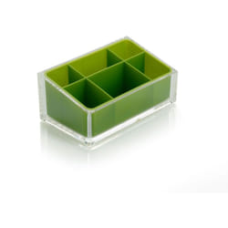 Gedy - Portatrucchi d'appoggio in resina RA00 serie rainbow Verde Acido