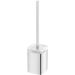 Gedy - Porta scopino cromato da wc a parete con ciuffo in setole codice prod: 0000A0331300000