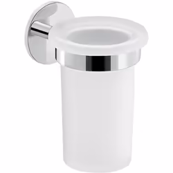 Portaspazzolini da muro GEA Portaspazzolini da muro in ottone e alluminio 3610 Gedy serie GEA Cromato Per arredare un bagno c ...
