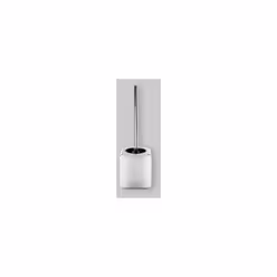 Con ciuffo in setole. Dimensioni: 12,5 x 9,5 x 39,4 cm Materiale: Acciaio Inox