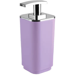 Dosasapone con erogatore in plastica d'appoggio in plastica riciclata 6382 Gedy serie SEVENTY Lilla