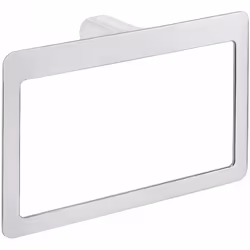 Portasalviette ad anello Pirenei cromo. Realizzato in cromall e acciaio inox. Dimensioni: h 15,1 x l 23 x p 5,1 cm. Peso: 0,5 ...