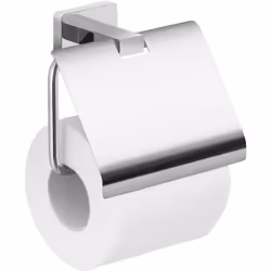 Atena porta rotolo carta igienica bagno con coperchio cromato Gedy 000044251300200 Colore: Argento Materiale: Cromo