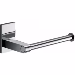 Portarotolo Maine cromato. Realizzato in acciaio inox/cromall. Dimensioni: h 6 x l 15 x p 6,6 cm. Peso: 0,15 kg. Fissabile co ...