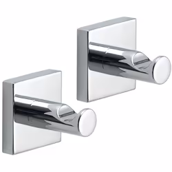 Set di 2 appendiabiti bagno in acciao inox cromato serie Fuji di Gedy Gli accessori con installazione a muro nascono per otti ...
