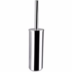 Scopino wc d'appoggio in acciaio inox con ciuffo in setole Linea Fuji di Gedy Funzionalità, praticità e stile sono i cardini  ...
