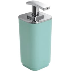 Gedy - Dosasapone con erogatore in plastica d'appoggio in plastica riciclata 6382 serie seventy Acquamarina