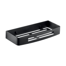 Gedy - Porta oggetti rettangolare acciaio inox serie Nerva 2417 nero opaco
