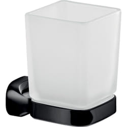 Gedy - st10 portaspazzolino stelvio nero opaco