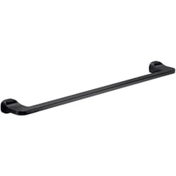 Gedy - Portasalviette 60 cm da muro in acciaio inox e Cromall ST21-60 serie stelvio Nero Opaco