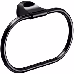 Portasalviette anello da muro STELVIO Portasalviette ad anello da muro in acciaio inox e Cromall ST70 Gedy serie STELVIO Nero ...