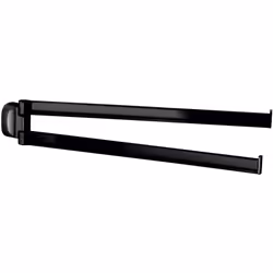 Portasalviette snodo da muro STELVIO Portasalviette a snodo da muro in acciaio inox e Cromall ST23 Gedy serie STELVIO Nero Op ...