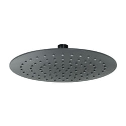 Gedy - Soffione doccia D22.5 cm nero opaco serie plus 07