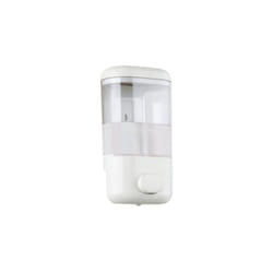 Gedy - Dispenser sapone da parete push pro in plastica bianco dim.cm (lxpxh):11x9x20,8