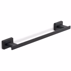 Portasalviette cm 30 ATENA Portasalviette cm 30 da muro in acciaio inox e Cromall 4421-30 Gedy serie ATENA Nero Opaco Per arr ...